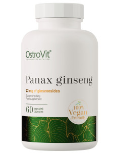 Ostrovit Żeń-szeń koreański - Panax ginseng Vege 60 kap.