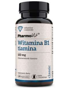 Pharmovit B1 tiamina 100 mg 60 kap.