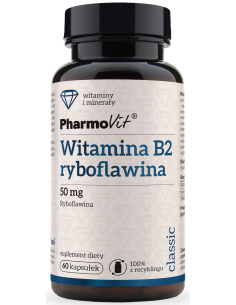 Pharmovit B2 ryboflawina 50 mg 60 kap.