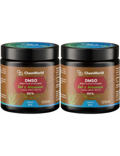 ChemWorld Żel DMSO 90% z aloesem - 240 ml