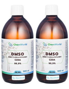 ChemWorld DMSO - 1000 ml Czysty, do analizy