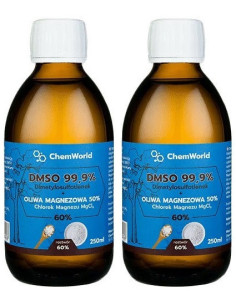 ChemWorld DMSO z Magnezem (chlorek) - roztwór 60% - 500 ml - Niebieska