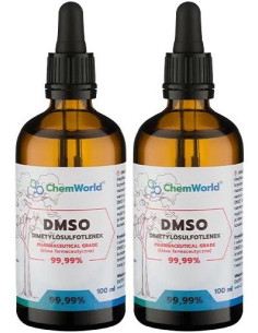 ChemWorld DMSO Pharmaceutical Grade 99,99% - 200 ml