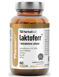 Pharmovit Laktoferr™ metabolizm żelaza 60 kap.