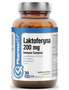 Pharmovit Laktoferyna 200 mg Immuno Complex 30 kap.