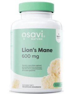 Osavi Lion’s Mane (Nature), 600mg - 120 vegan  kap.