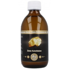 Niejonowe Nano Złoto AU 250 25 ppm butelka szklana 300 ml