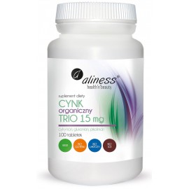 Cynk Organiczny Trio 15mg 100 tab.