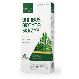 Bambus Biotyna Skrzyp 470mg 60 kap.