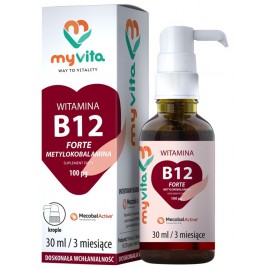 Witamina B12 Metylokobalamina 30ml