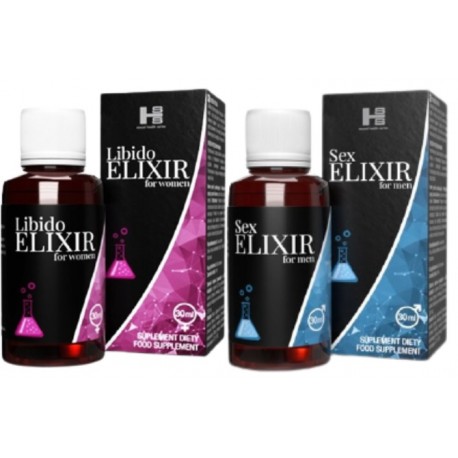 Libido Elixir dla Kobiet + Sex Elixir dla Mężczyzn