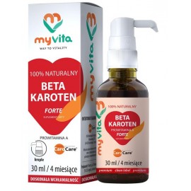 Naturalny Beta Karoten Forte - Prowitamina A - 30 ml