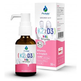 K2 z D3 KIDS dla dzieci 30 ml