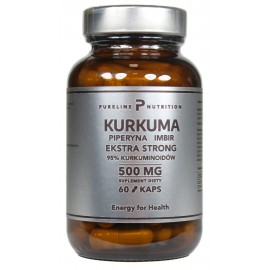 Kurkuma + Piperyna + Imbir - Ekstra Strong 60 kap.